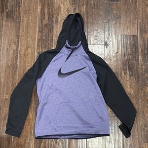Nike Purple and Black Hoodie
